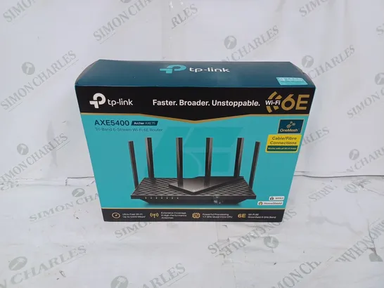 TP-LINK AXE5400 ARCHER AXE75 TRI-BAND 6-STREAM WI-FI 6E ROUTER 