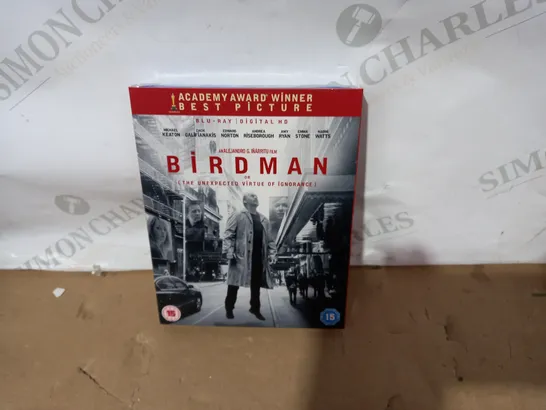LOT OF APPROXIMATELY 16 SEALED BIRDMAN (THE UNEXPECTED VIRTUE OF IGNORANCE) BLU-RAY DISCS