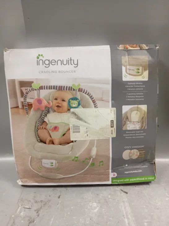 BOXED INGENUITY CRADLING BOUNCER 