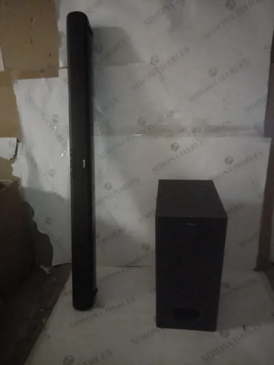 BOXED POLAROID TV SOUNDBAR WITH SUBWOOFER