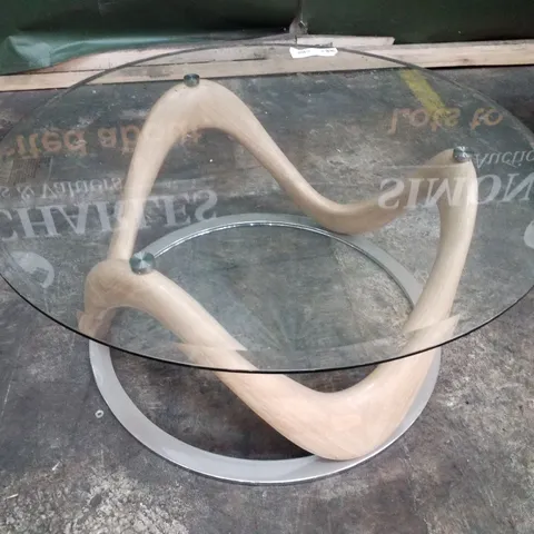 ROUND GLASS TABLE