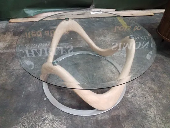 ROUND GLASS TABLE