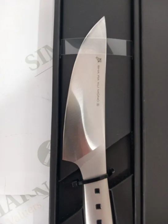 BRAND NEW BOXED SHA RA KU MONO MOLYBDENUM VANADIUM STEEL FJ-03 13CM DEBA KNIFE