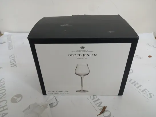 GEORG JENSEN THE SKY COLLECTION SNAPS/LIQUOR GLASS SET (6 pcs)