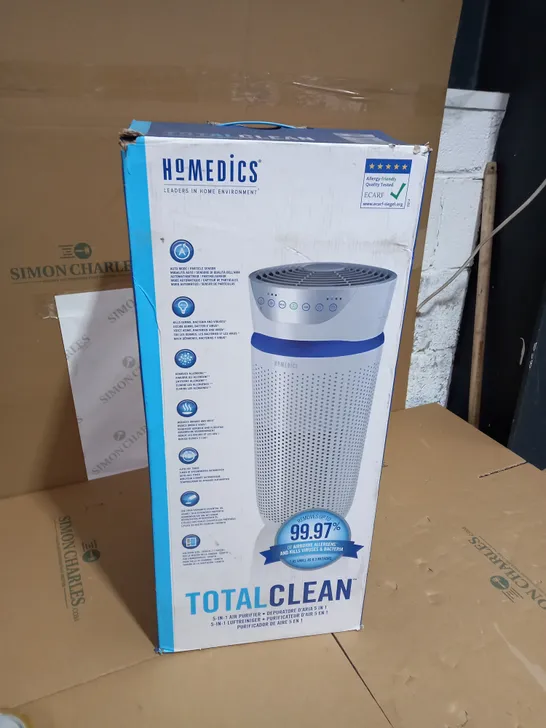 HOMEDICS TOTAL CLEAN WHITE AIR PURIFIER