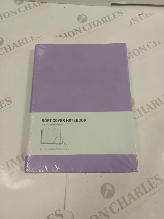 SEALED SOFT COVER PURPLE B5 NOTEBOOK