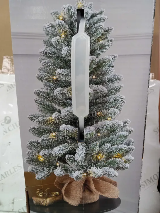 GEORGE HOME 3FT PRE LIT SNOWY TREE