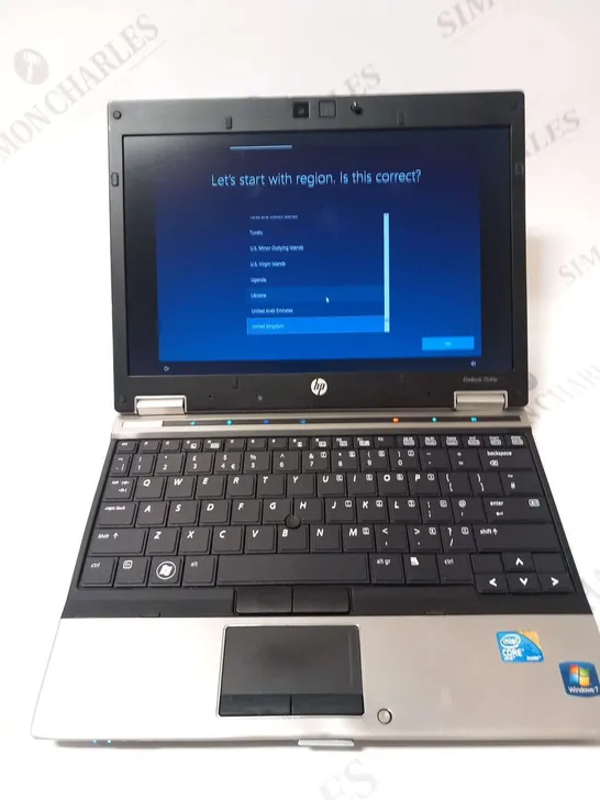 HP ELITEBOOK 2540P ISM540 4GB RAM 256GB HDD 