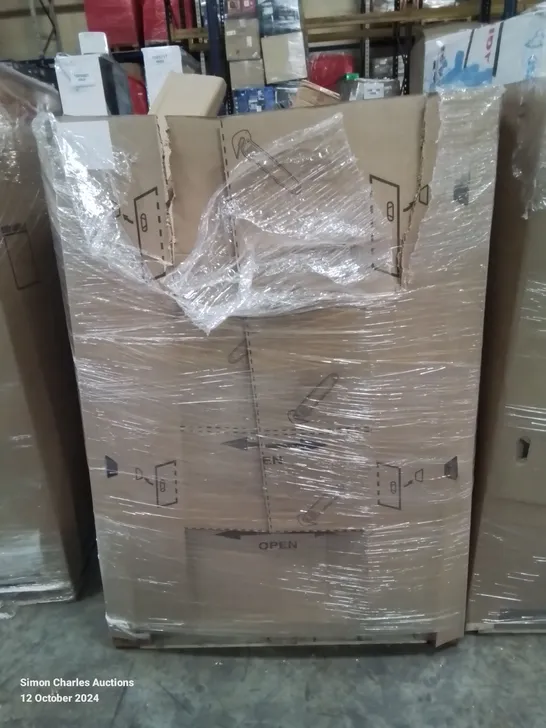 PALLET CONTAINING VARIOUS ASSORTED ITEMS TO INCLUDE: HD HOME GAMING STATION, SPEAKER STAND, LOTS MORE UNMARKED BOXED ITEMS