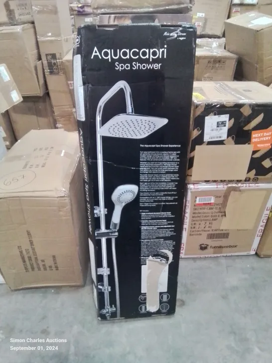 BOXED FITCHETT DUAL AQUACAPRI SHOWER HEAD