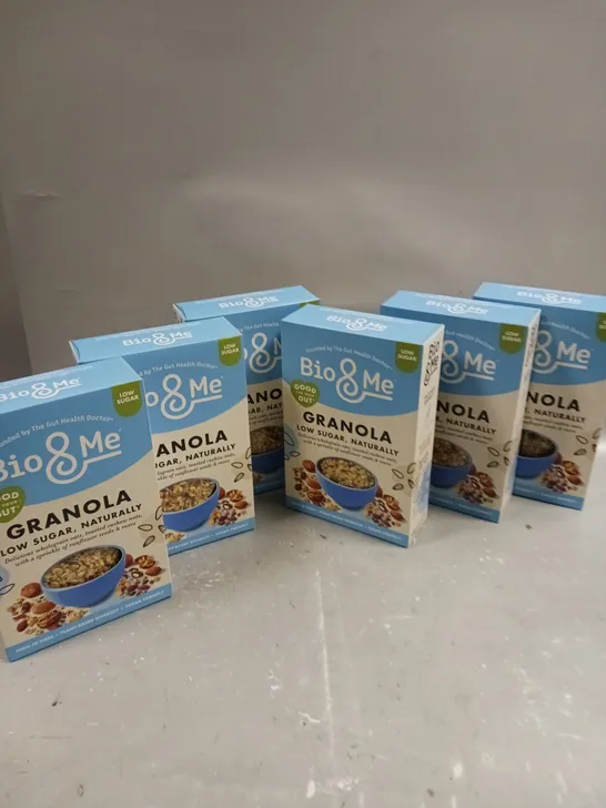 6 X BOXED BIO & ME LOW SUGAR GRANOLA - 6 X 360G