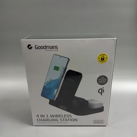 BOXED SEALED GOODMANS 4 IN 1 WIRELESS CHARGING STATION 