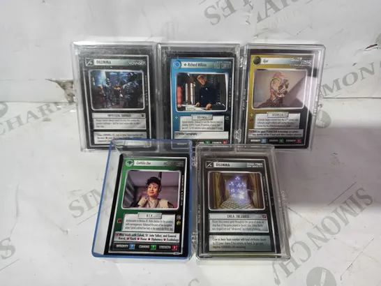 BOX OF APPROXIMATELY 5 ASSORTED PACKS OF STAR TREK COLLECTABLE CARDS