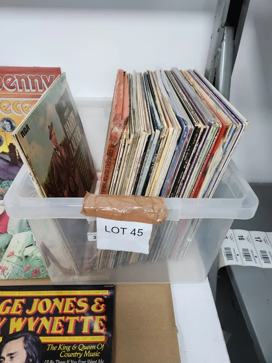 A COLLECTION OF VINYL RECORD LPs ETC