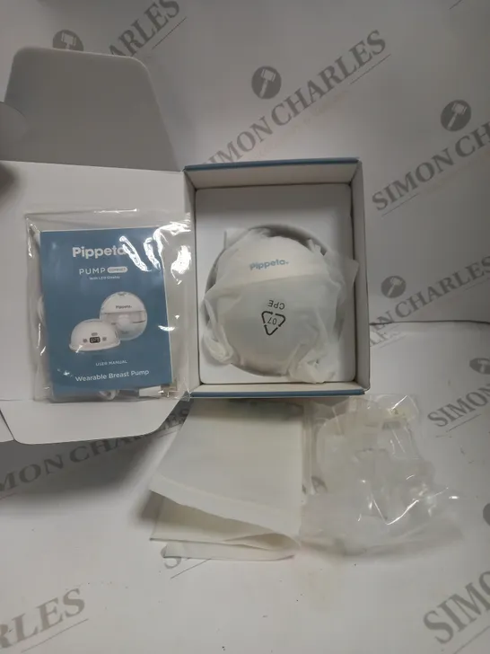 BOXED PIPPETA COMPACT WEARABLE BREAST PUMP WITH LED DISPLAY 