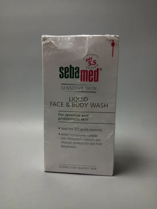 SEBAMED LIQUID FACE & BODY WASH 1L SENSITIVE SKIN | SOAP FREE | GENTLE CLEANSING