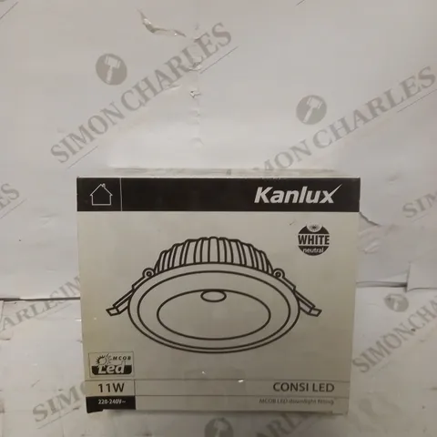 kanlux consi led downlight fitting 11w 220-240v 