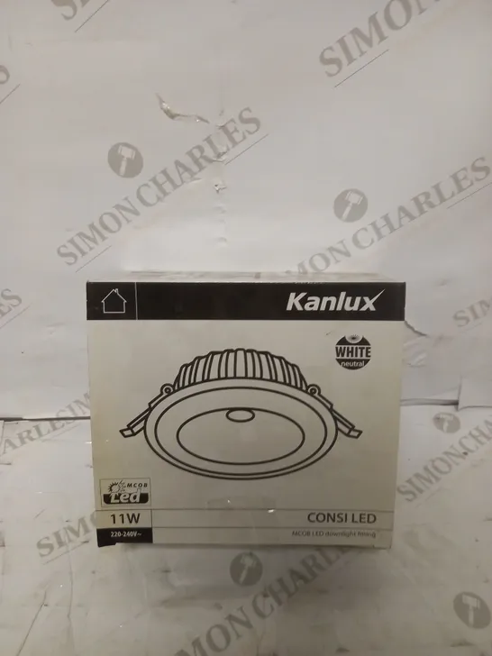 kanlux consi led downlight fitting 11w 220-240v 