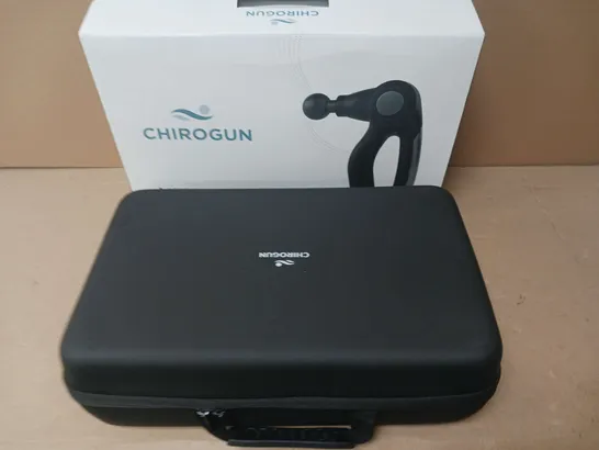 BOXED CHIROGUN PERCUSSION MASSAGE GUN