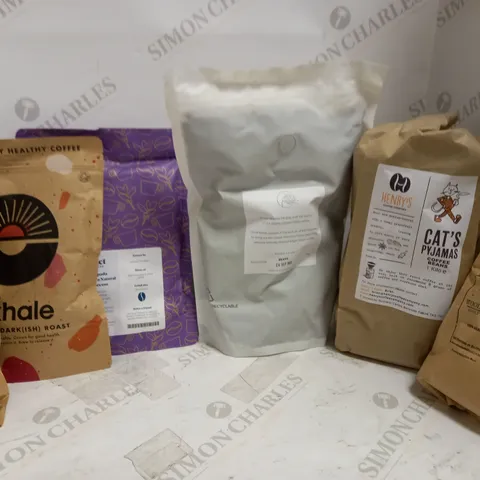 LOT OF 6 PACKS OF COFFEE BEANS (2.9KG TOTAL)