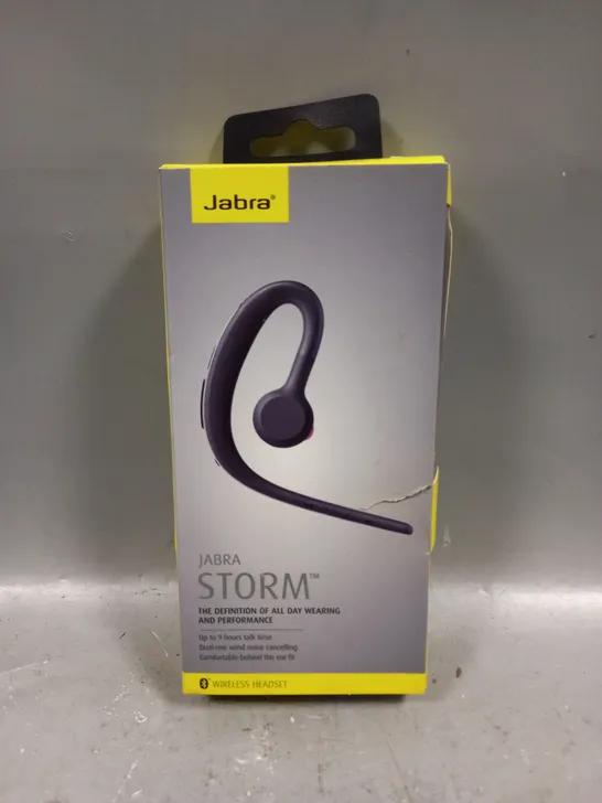 BOXED JABRA STORM WIRELESS HEADSET 