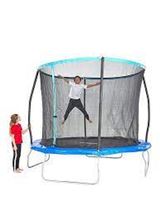 BOXED 8FT TRAMPOLINE WITH EASI STORE  RRP £279.99