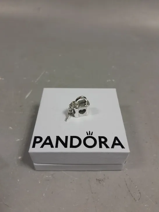 PANDORA PADLOCK & HEART KEY CHARM