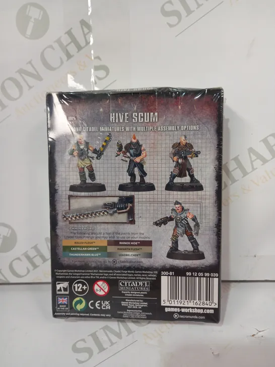 WARHAMMER NECROMUNDA HIVE SCUM - 4 CITADEL MINIATURES