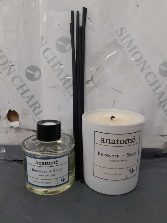 ANATOMÉ SCENTED CANDLE AND INTERIOR REED DIFFUSER DUO