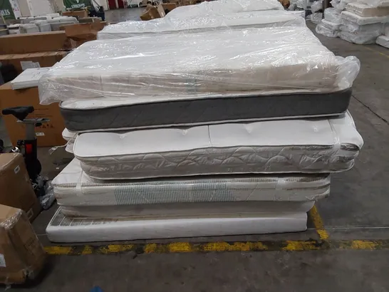 APPROX 7 X ASSORTED MATTRESSES. SIZES, BRANDS AND CONDITIONS VARY