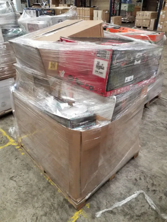 PALLET OF APPROXIMATELY 17 UNPROCESSED RAW RETURN HOUSEHOLD AND ELECTRICAL GOODS TO INCLUDE;