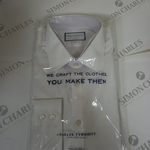 BAGGED CHARLES TYRWHITT EXTRA SLIM FIT SIZE 16.5/35"
