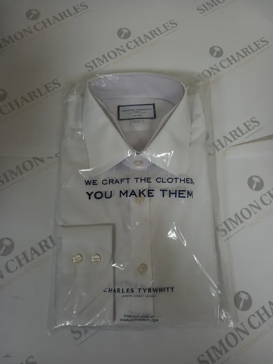 BAGGED CHARLES TYRWHITT EXTRA SLIM FIT SIZE 16.5/35"