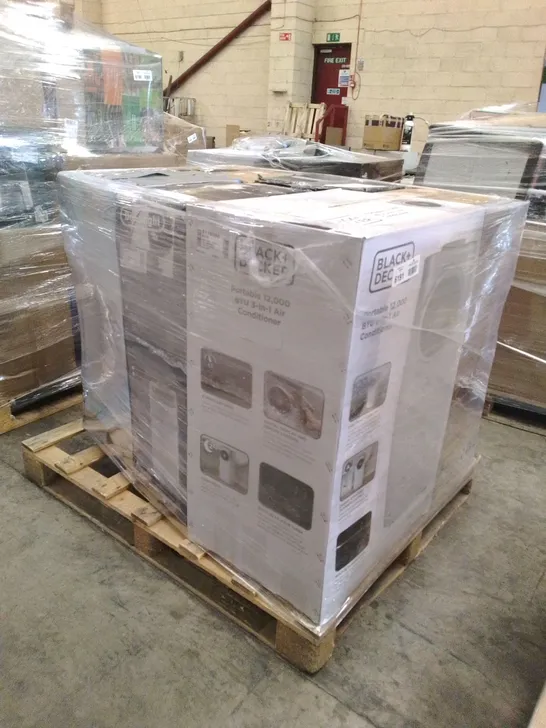 PALLET OF APPROXIMATELY 6 UNPROCESSED RAW RETURN AIR CONDITIONERS TO INCLUDE;