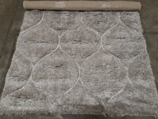 BRAND NEW PACO PALMA RUG IN GREY - 120X160CM