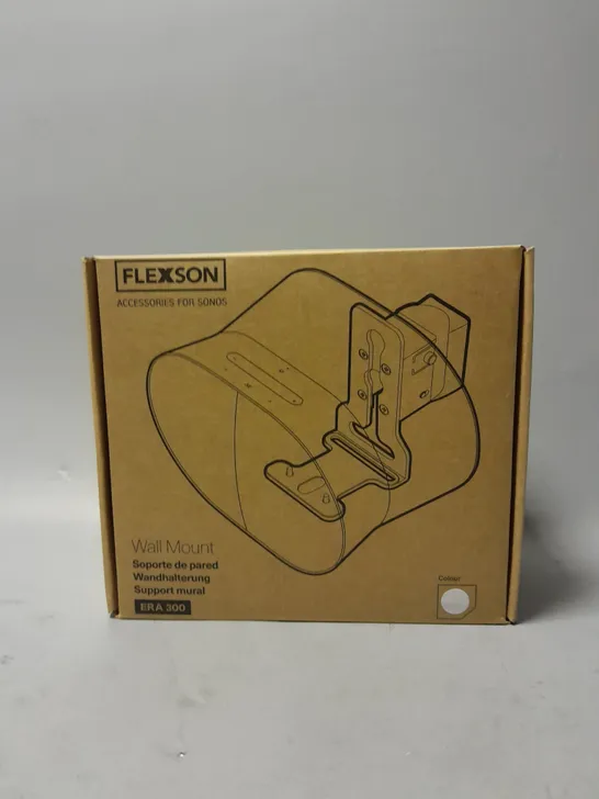 BOXED FLEXSON WALL MOUNT ERA300 - SINGLE IN WHITE