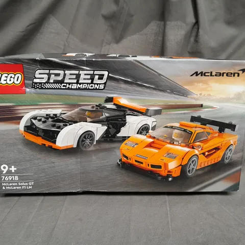 LEGO SPEED CHAMPION - MCLAREN SOLUS GT AND MCLAREN F1 LM - 76918