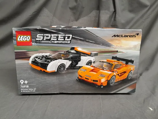 LEGO SPEED CHAMPION - MCLAREN SOLUS GT AND MCLAREN F1 LM - 76918