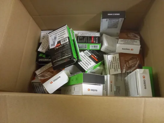 APPROXIMATELY 20 BOXED E-CIGARETTES TO INCLUDE ASPIRE, VAPORESSO, INNOKIN ETC 