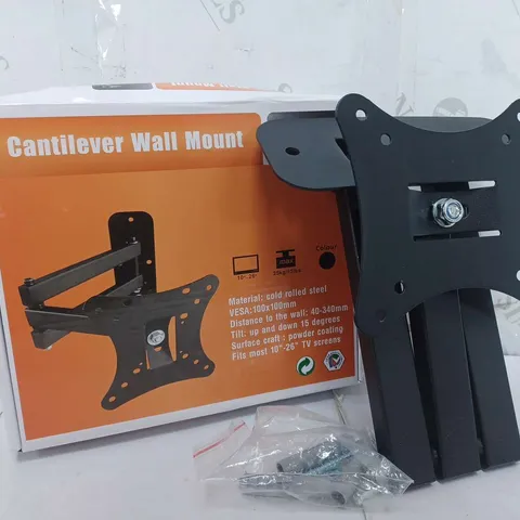 BOXED CANTILEVER WALL MOUNT IN BLACK