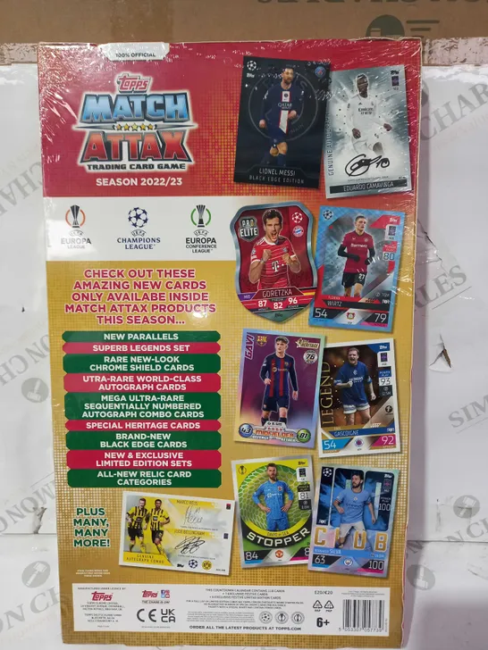 TOPPS MATCH ATTAX TRADING CARD GAME FESTIVE EDITION COUNTDOWN CALENDAR