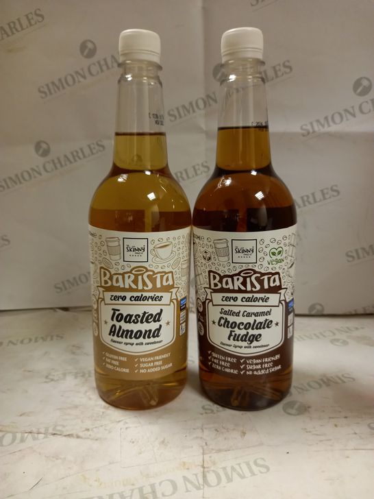 LOT OF 2 ASSORTED BARISTA FLAVOURED SYRUPS 