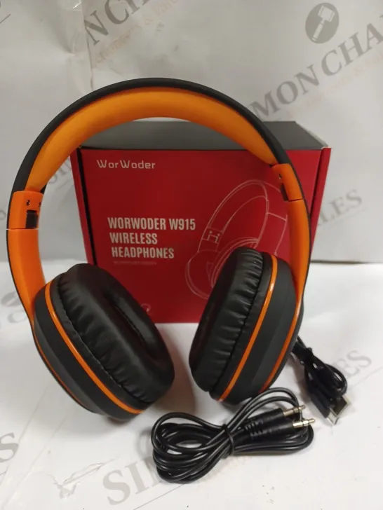 BOXED WORWODER W915 WIRELESS HEADPHONES 