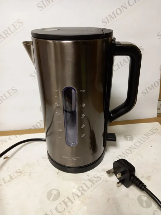 JOHN LEWIS 1.7L COATED STAINLESS STEEL KETTLE 