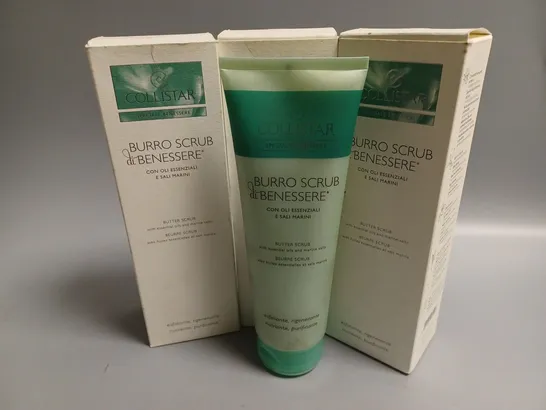 3 BOXED COLLISTAR BUTTER SCRUB (250ml)