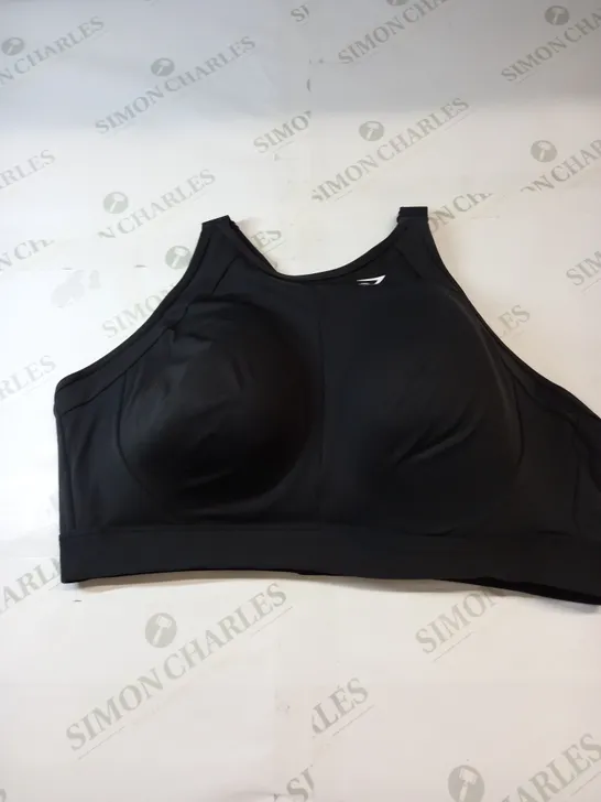 GYMSHARK SPORTS BRA IN BLACK SIZE 42D/DD