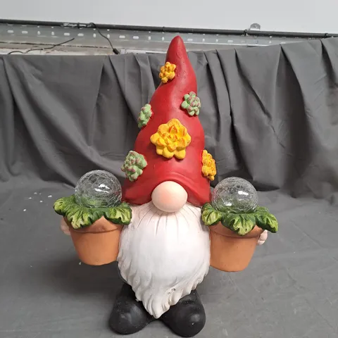 BOXED GARDEN REFLECTIONS SOLAR PLANTPOT GNOME