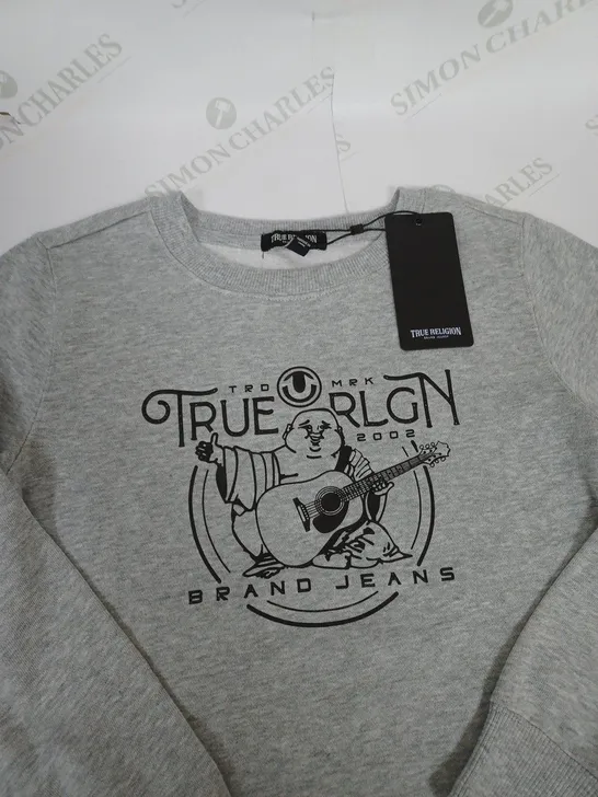 TRUE RELIGION GRAPHIC SWEATSHIRT SIZE L