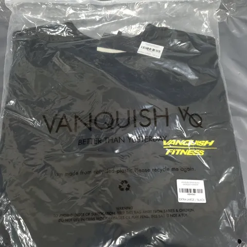 BAGGED VANQUISH SPEED OVERSIZED SWEATER IN BLACK - XL