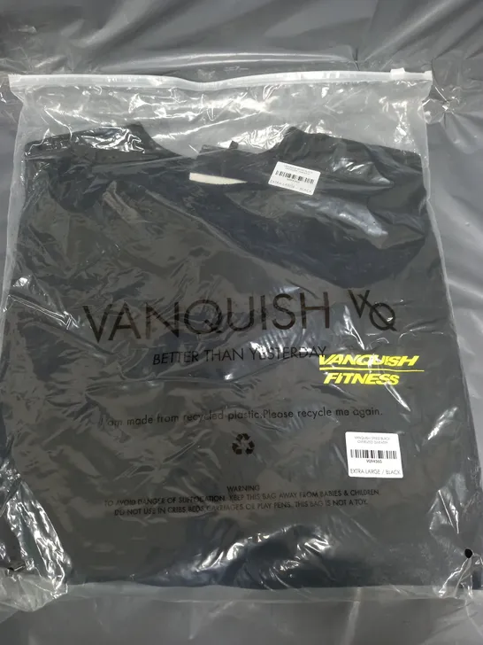 BAGGED VANQUISH SPEED OVERSIZED SWEATER IN BLACK - XL